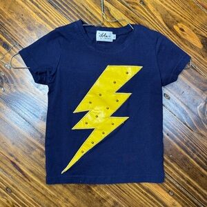 Lola + the Boys Lightening Bolt T-Shirt size 4